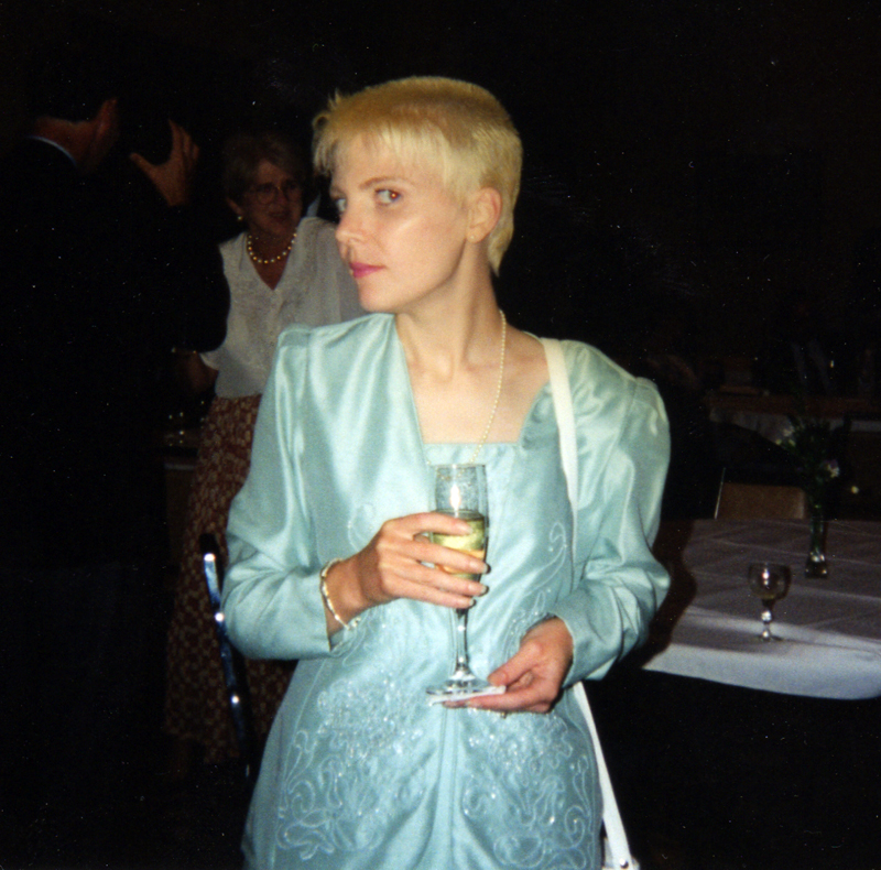 Vicki at Christine's Wedding