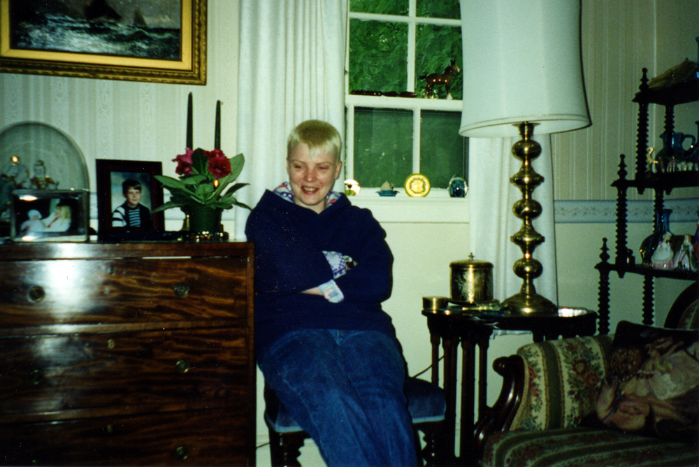 Vicki at Mum & Dad's